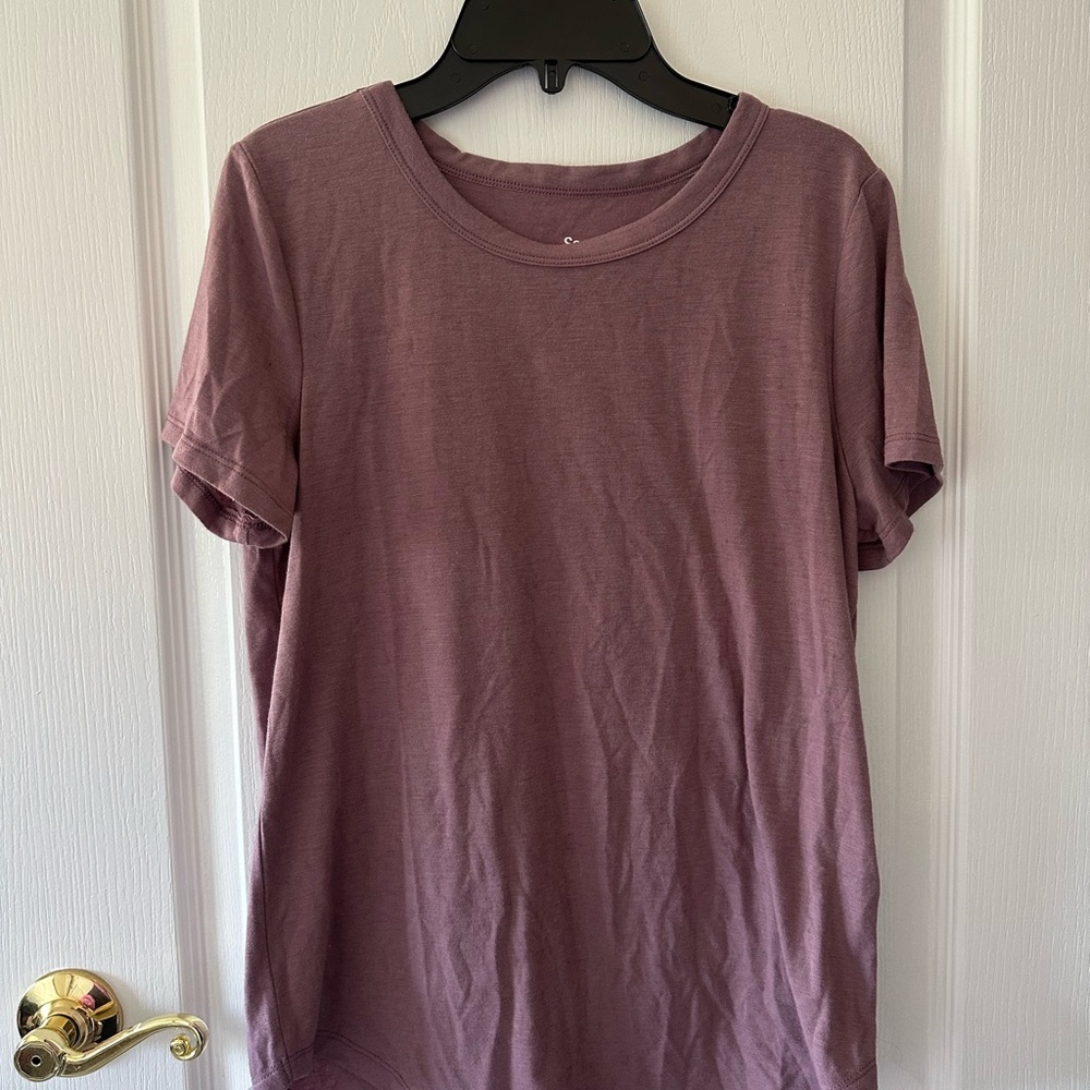 SO Women's Short Sleeve Dusty Rose Tee
